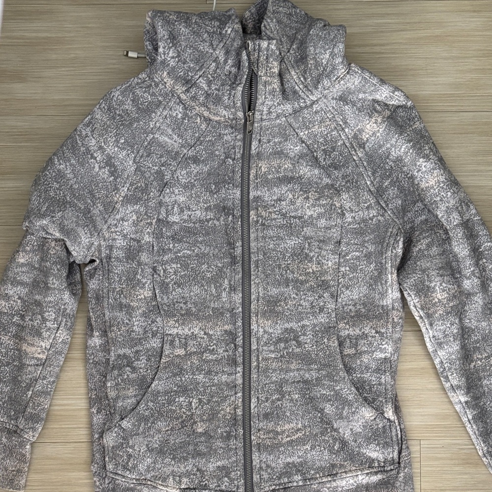 lululemon athletica Textured Gray Utility Jacket
